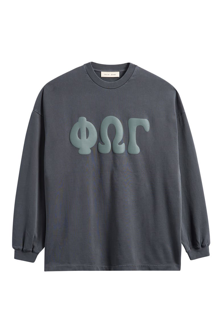Merch Long Sleeve Graphic T-Shirt, Alternate, color, WASHED IRON GREY