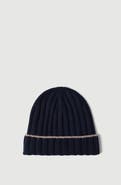Brunello Cucinelli Cashmere rib knit beanie
