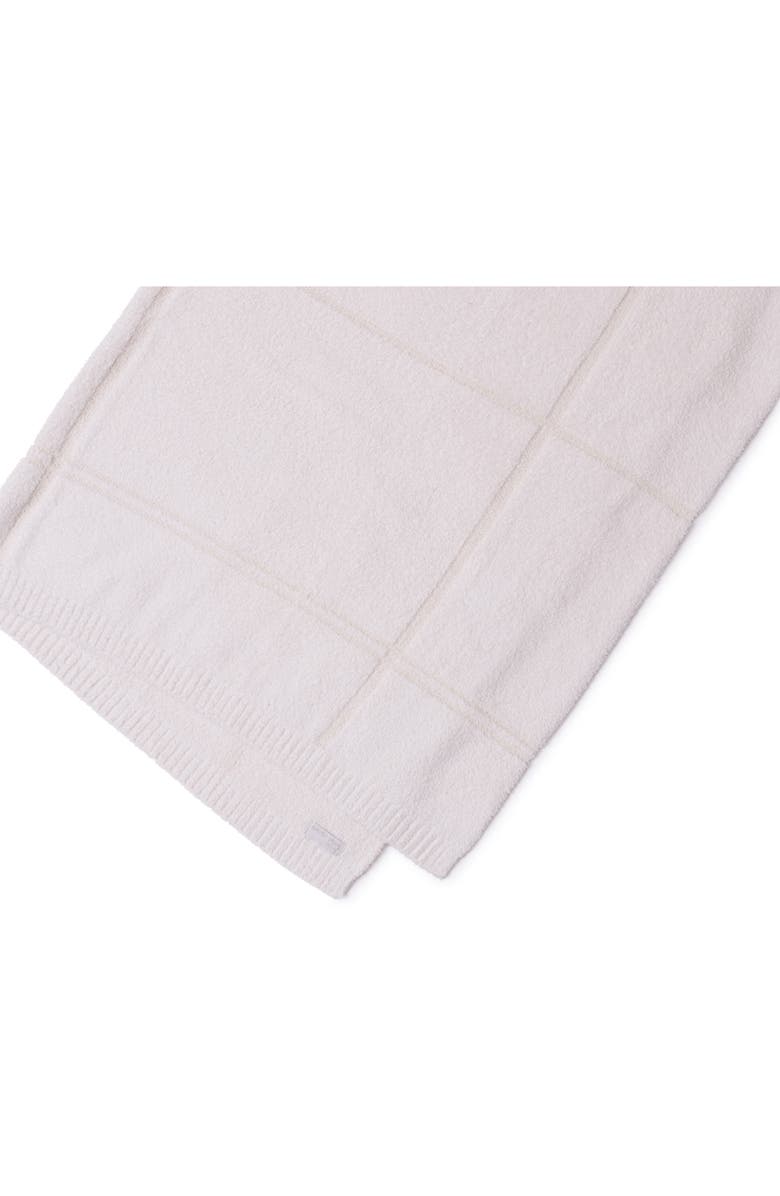 Barefoot Dreams<sup>®</sup> CozyChic<sup>®</sup> Tonal Plaid Throw Blanket, Alternate, color, Cream