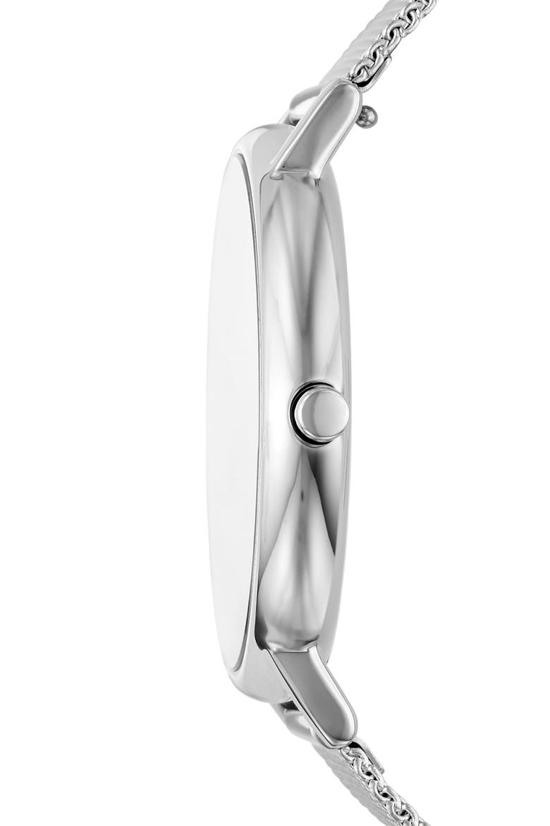 Signatur Mesh Strap Watch, 38mm, Alternate, color, STAINLESS