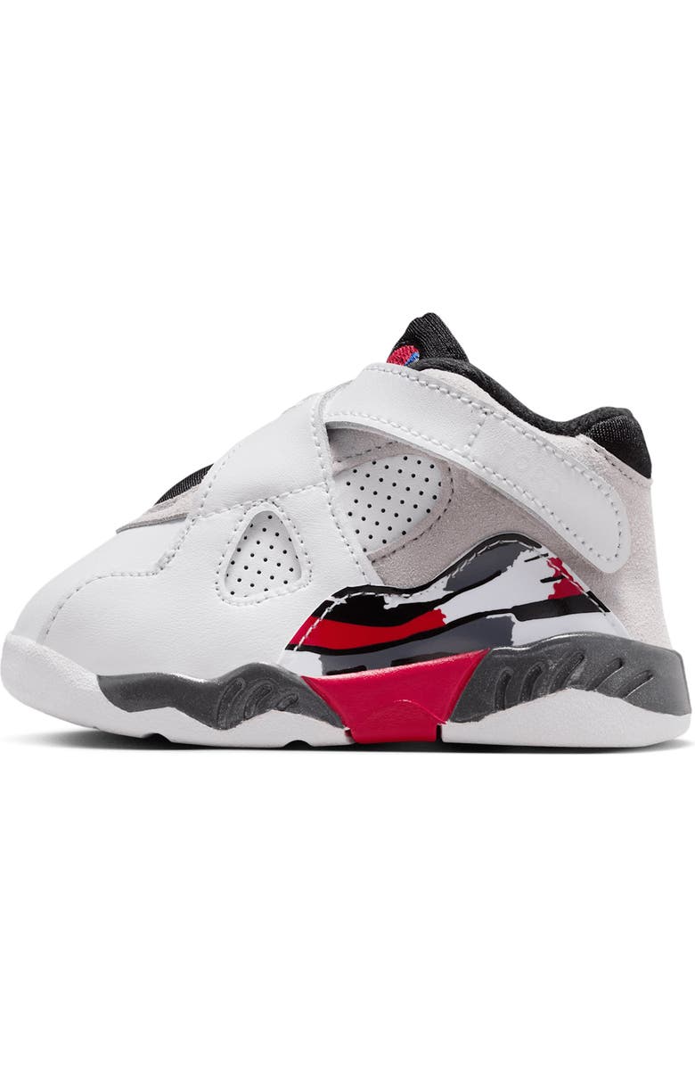Nike Kids' Jordan 8 Retro Sneaker, Alternate, color, White/ Black