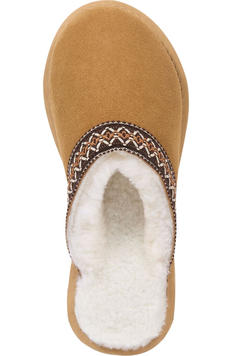 Celtic
Co. Braid Trim Shearling Slippers, Alternate, color, Spice