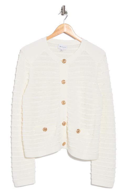 Beaded Textured Cardigan