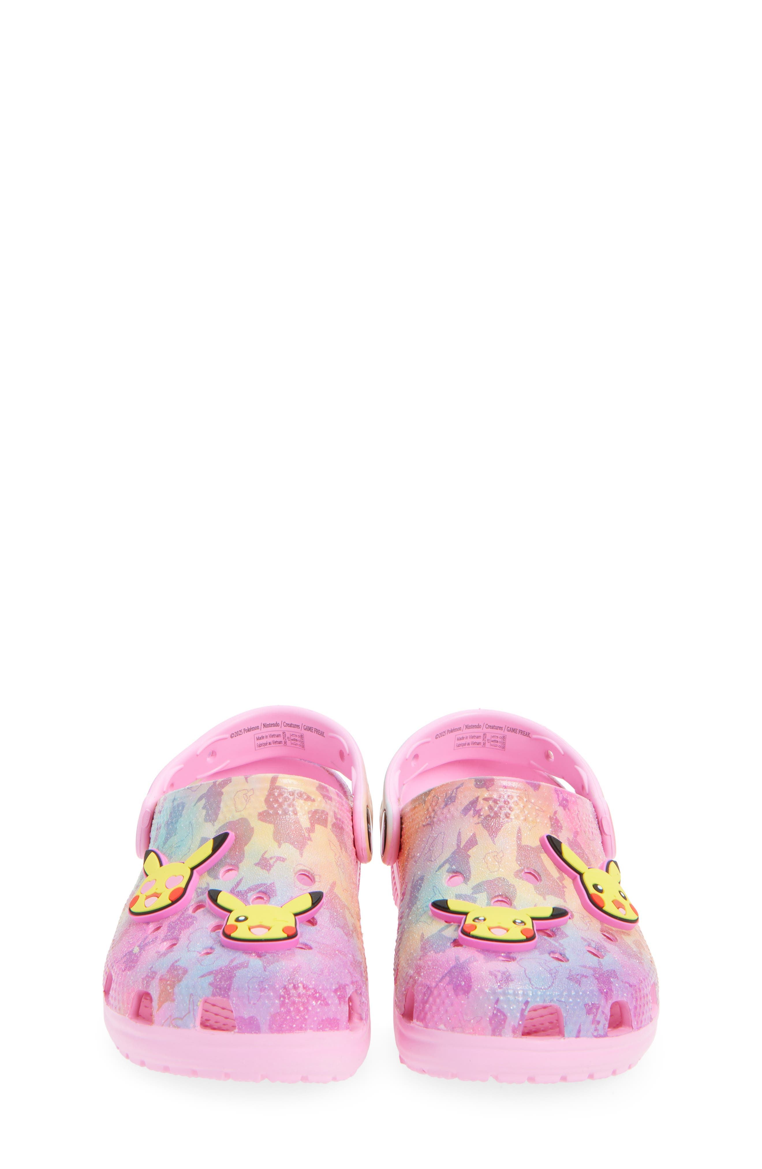 CROCS Kids' Pikachu Waterproof Clog, Alternate, color, Multi Pink