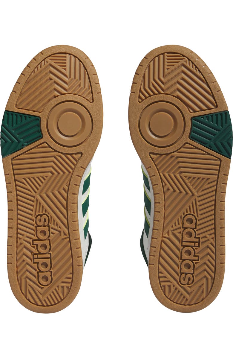 adidas Mid Basketball Sneaker, Alternate, color, White/ Collegiate Green/ Gum