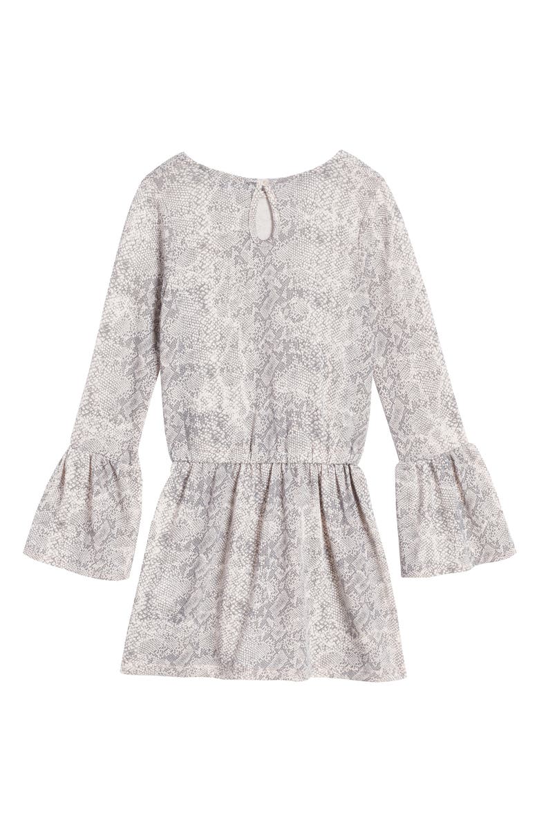 Splendid Python Print Loose Knit Dress, Alternate, color, 