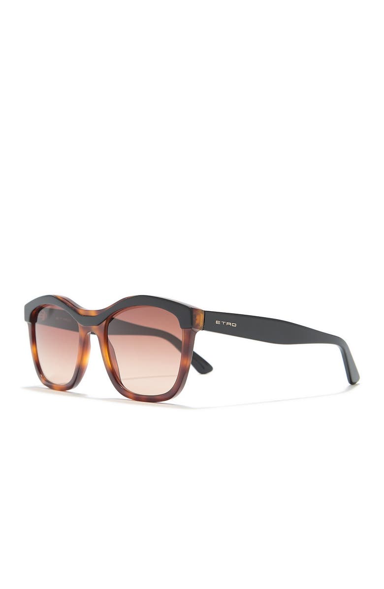 Etro 55mm Square Sunglasses, Alternate, color,