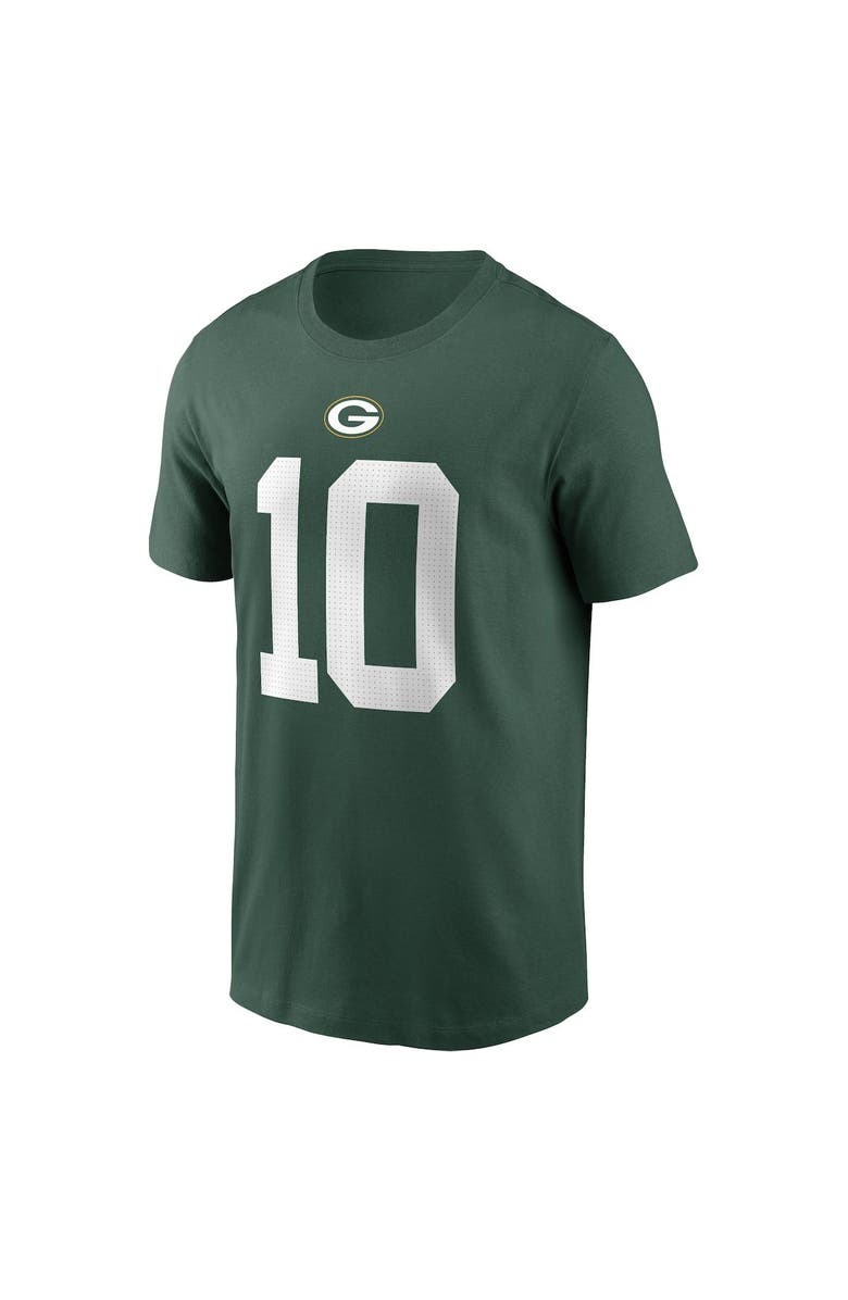 Nike Men's Nike Jordan Love Green Green Bay Packers Player Name & Number T-Shirt, Alternate, color, Green