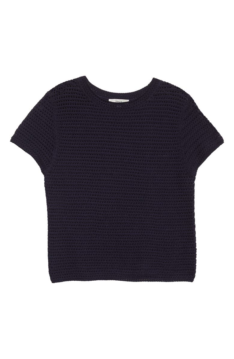 Vince Cotton Crochet Top, Alternate, color, 