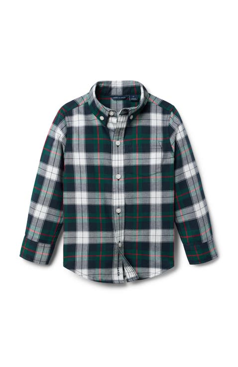 Tartan Flannel Shirt (Toddler, Little Kid, Big Kid)