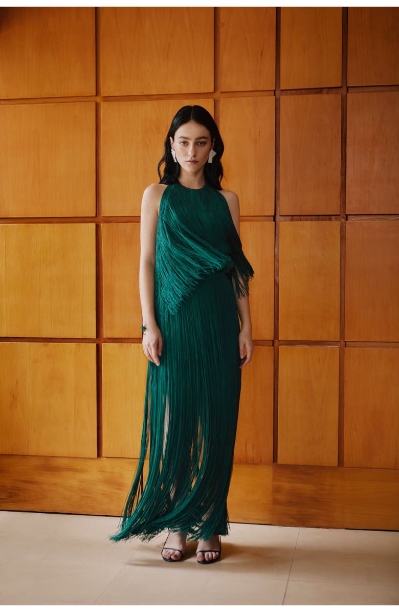 NO PISE LA GRAMA Soslticio Skirt, Alternate, color, Green Glass