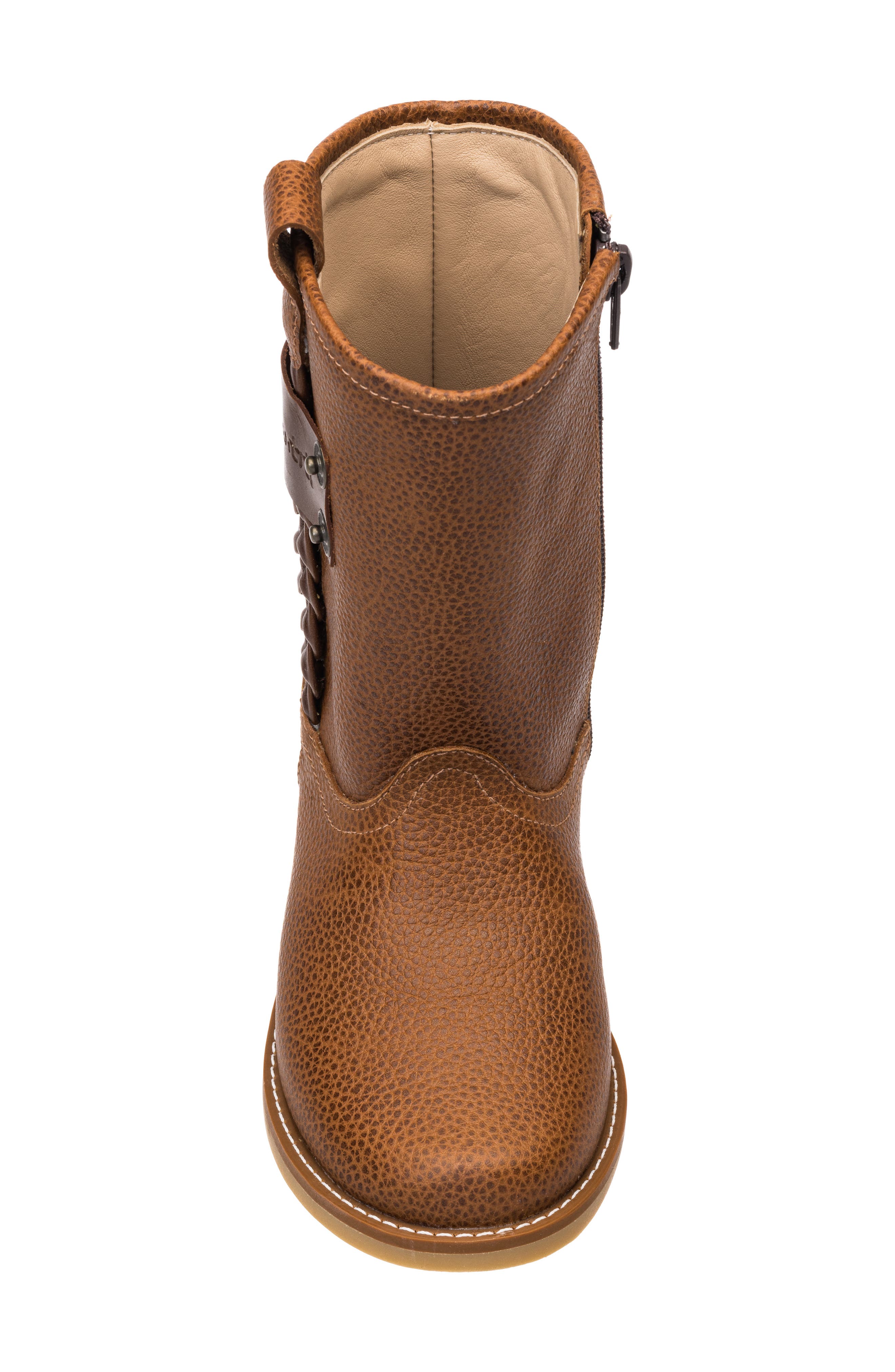 Elephantito Braided Boot, Alternate, color, Brown
