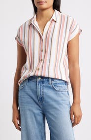 beachlunchlounge Gem Stripe Shirt