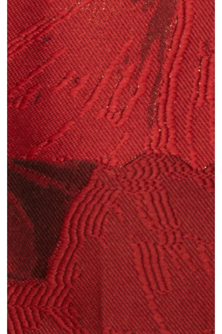 Baia Crop Top Jacquard Ruby Red, Alternate, color, Jacquard Ruby Red