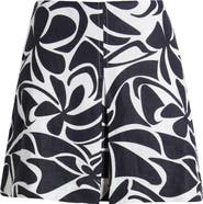 Madewell Pleated Linen Miniskirt