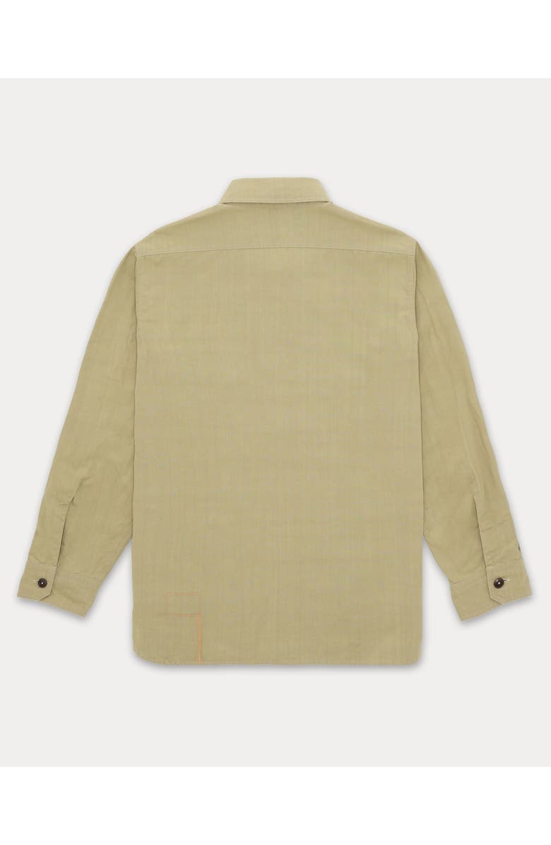 Fortela CPO 2.0 Cotton Overshirt with Corozo Buttons, Alternate, color, Green