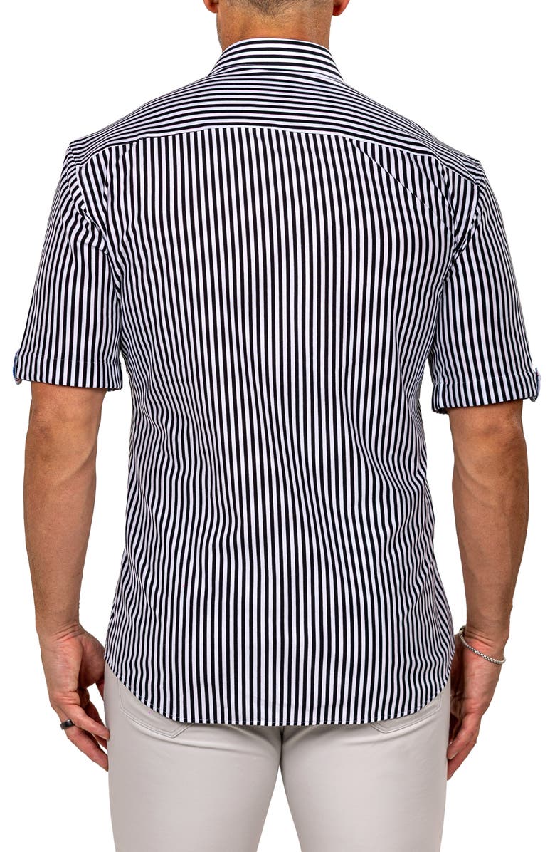 Maceoo Galileo Marthy Short Sleeve Button-Up Shirt, Alternate, color, 