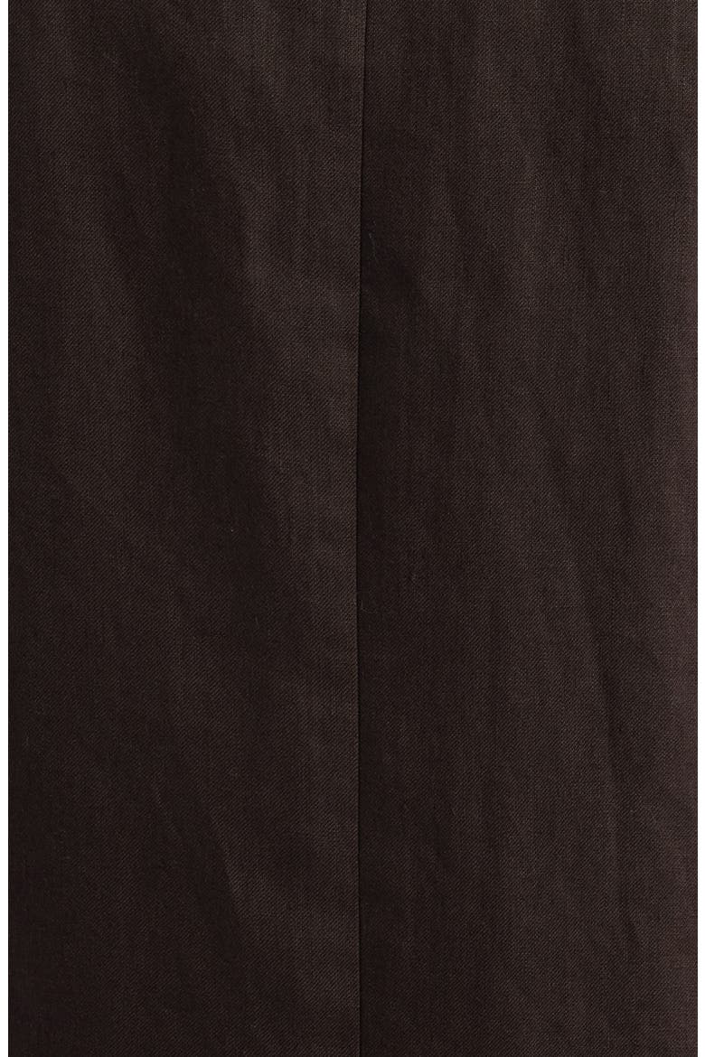 Henrik Trim Fit Solid Italian Linen Suit Separate Jacket, Alternate, color, DARK BROWN