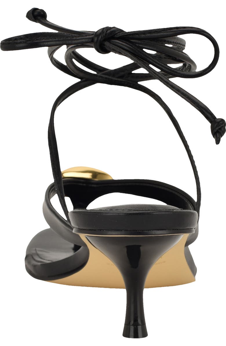 Nine West Batty Ankle Wrap Sandal, Alternate, color, Black