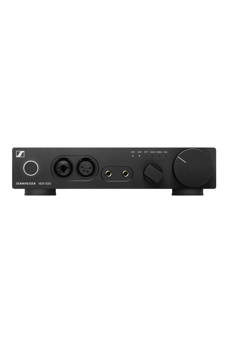 Senneheiser HDV 820 Digital Headphones Amplifier, Main, color, BLACK