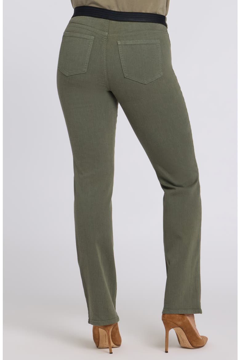 Marilyn No Gapper Straight Leg Jeans, Alternate, color, DESERT GREEN