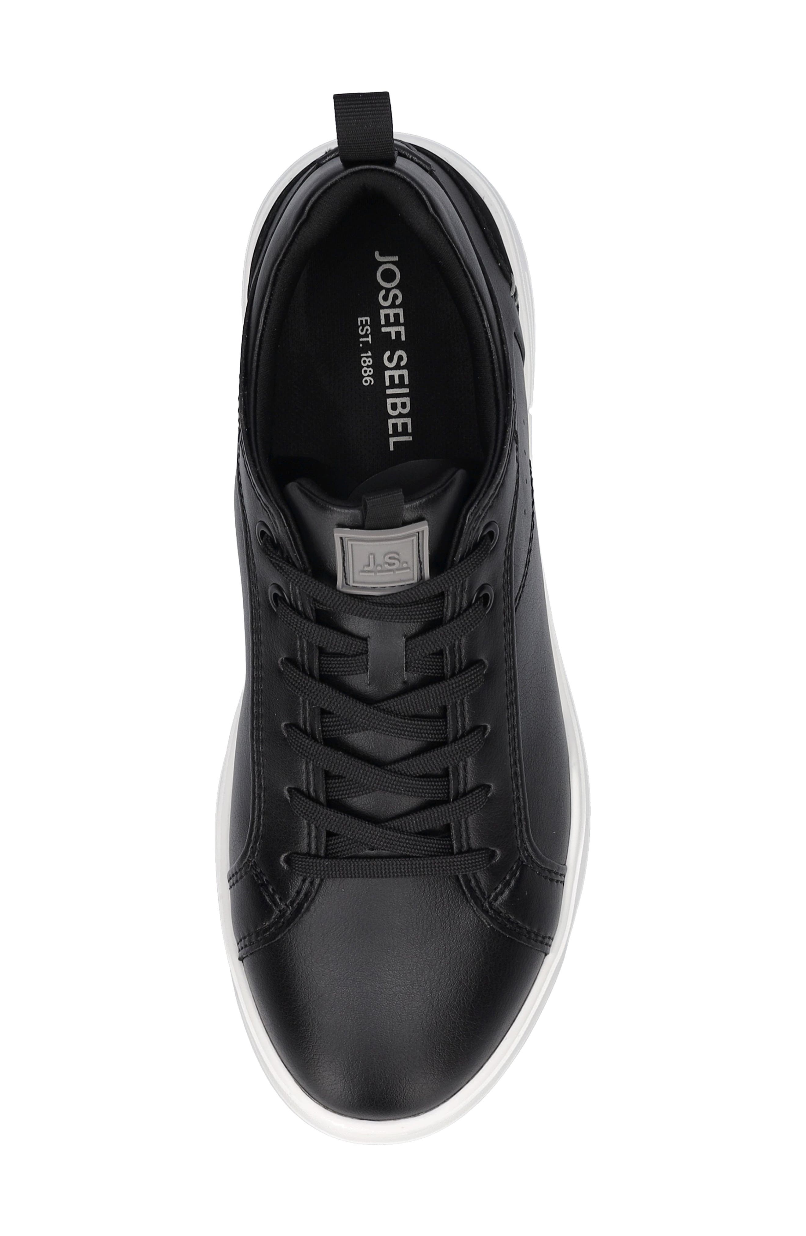 Josef Seibel Donovan 04 Low Top Sneaker, Alternate, color, Black