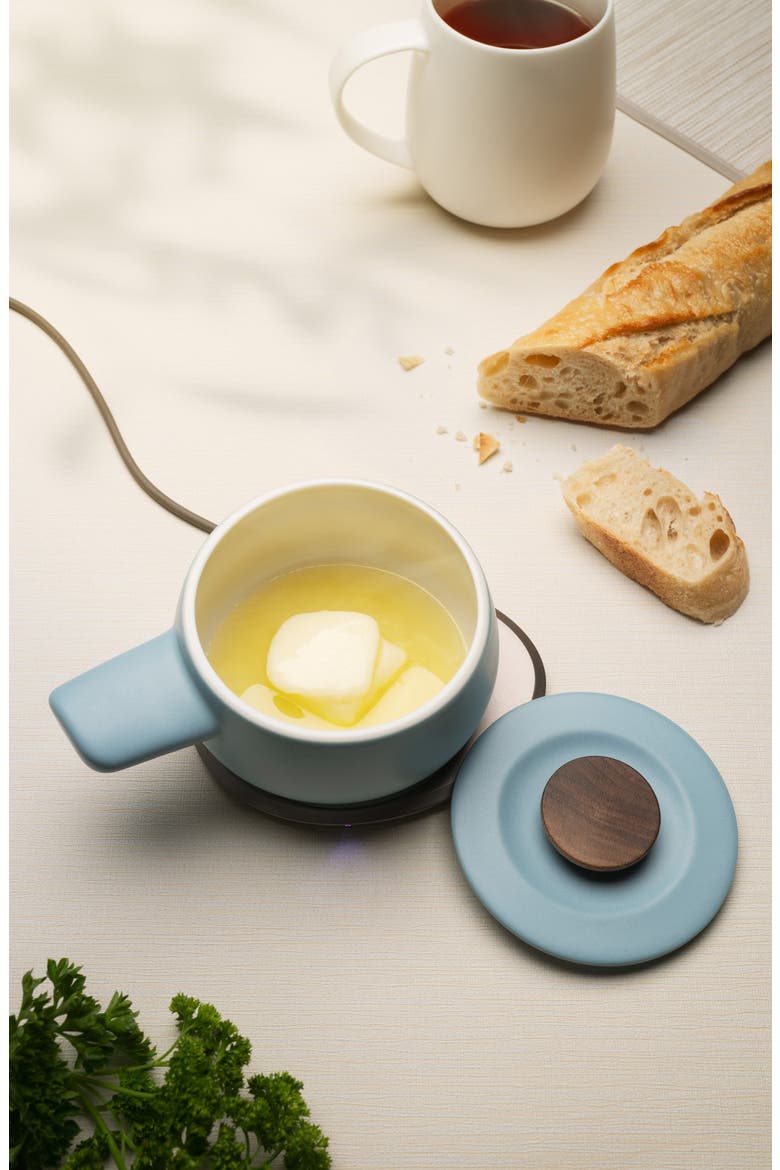 Fondi Self-Heating Fondue Set, Alternate, color, MOONMIST BLUE