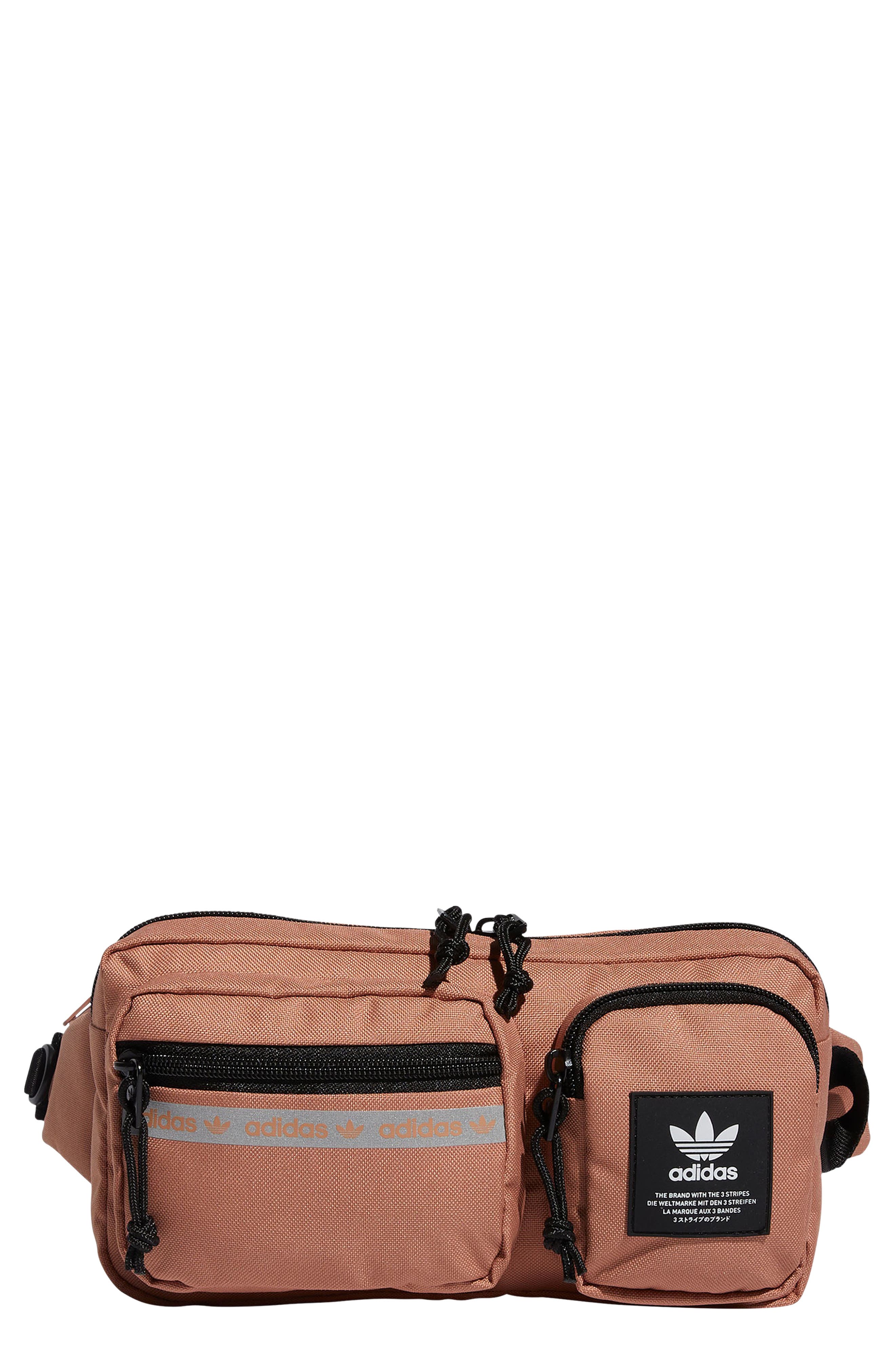 adidas Originals Rectangle Recycled Polyester Crossbody Bag, Main, color, 