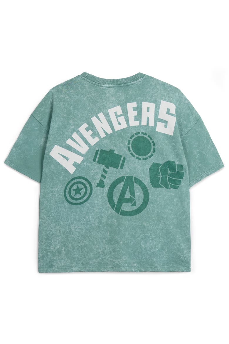 Short Sleeve T-Shirt, Alternate, color, Teal Mineral Wash