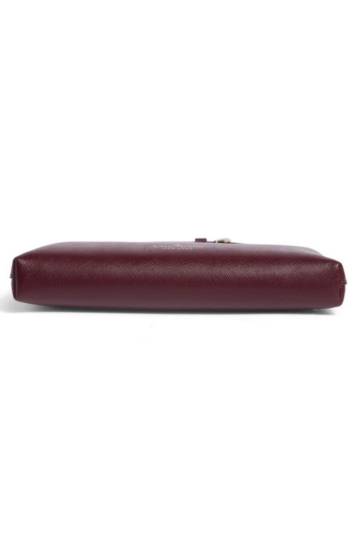 Kate Spade New York Sadie Saffiano Leather Small Crossbody Bag In Burgundy
