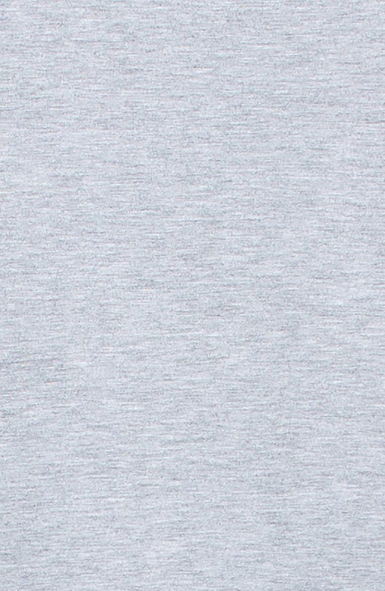 Maceoo Tie Dye Detail Zip Front Stretch Cotton Fleece Hoodie, Alternate, color, Grey