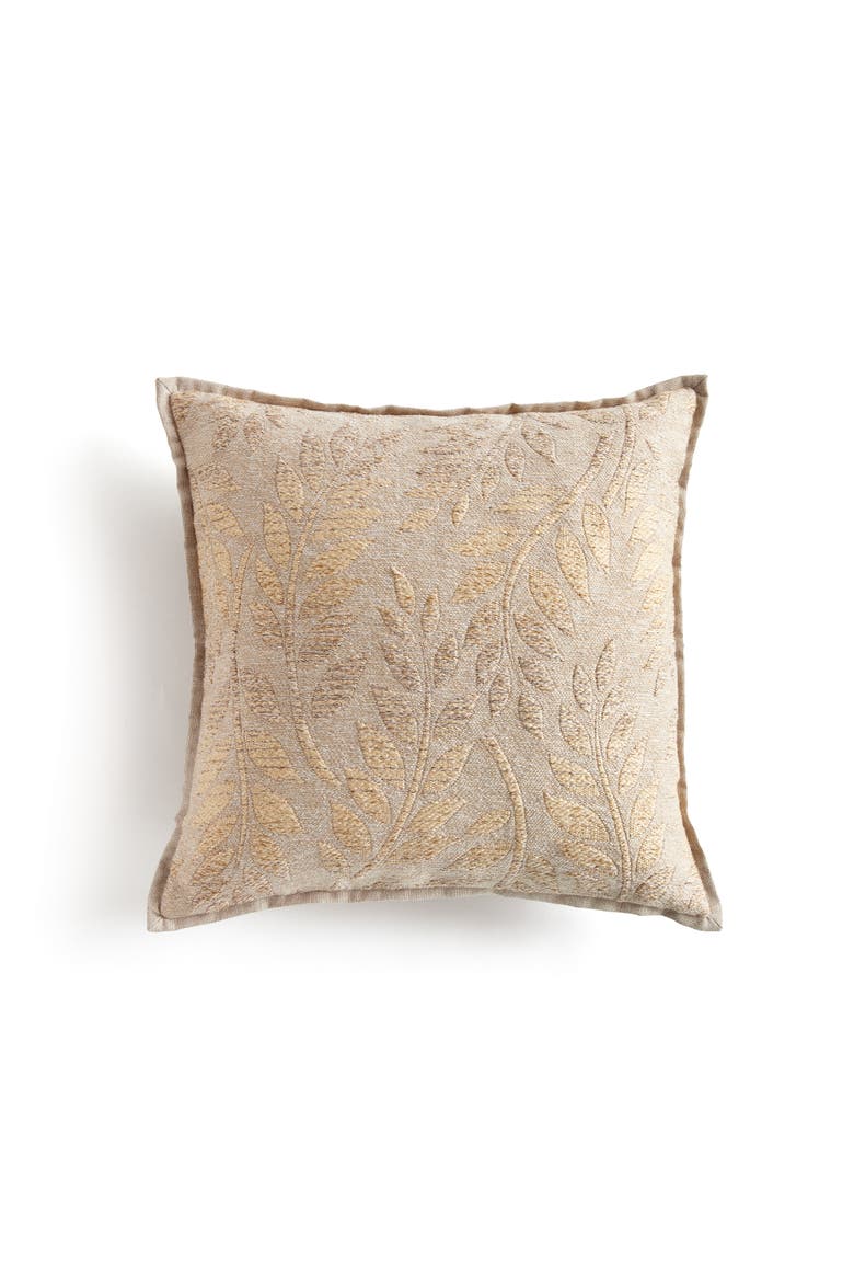 Yasmine Square Indoor or Outdoor Throw Pillow, 20" x 20", Main, color, Gray