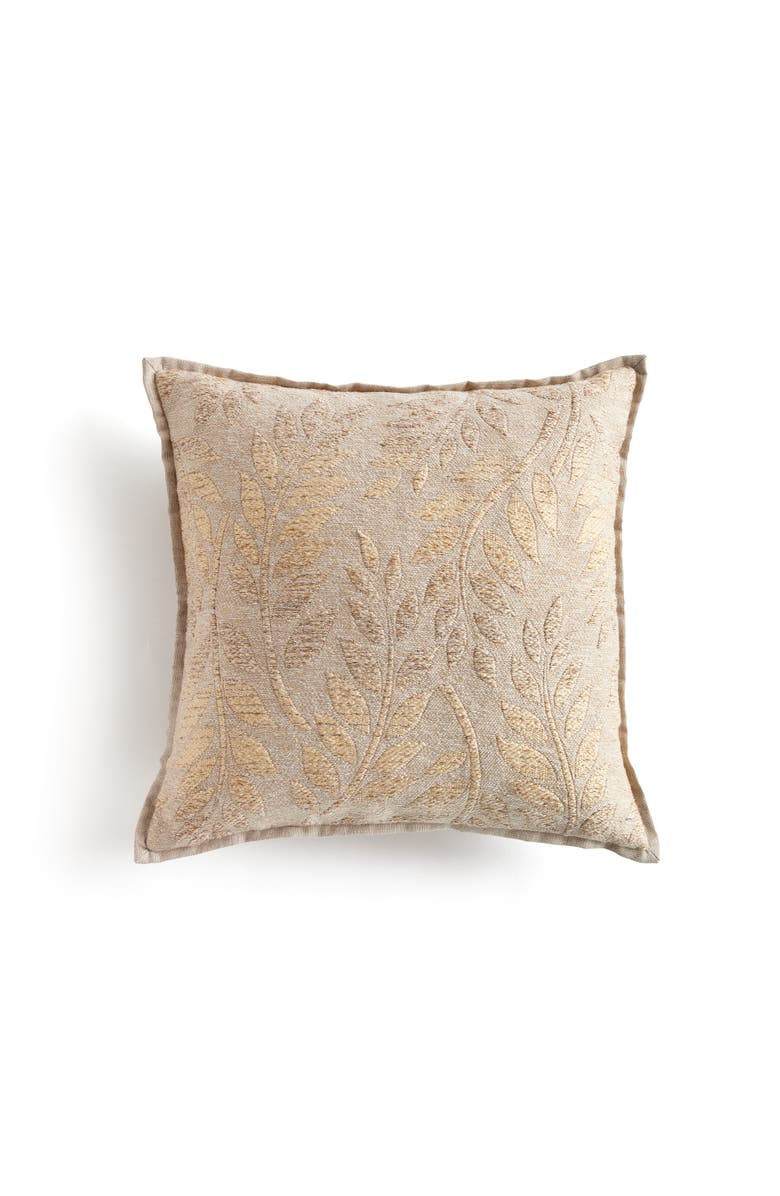 Napa Home & Garden Yasmine Square Indoor or Outdoor Throw Pillow, 20" x 20", Main, color, Gray