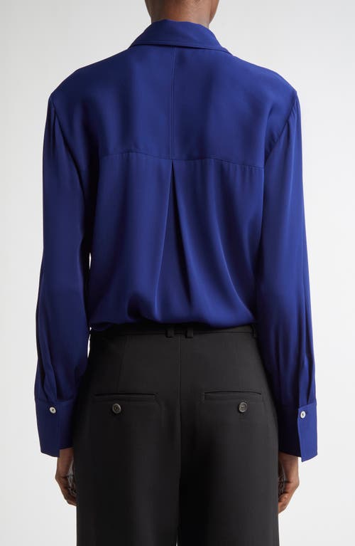 Vince Stretch Silk Button-up Shirt
