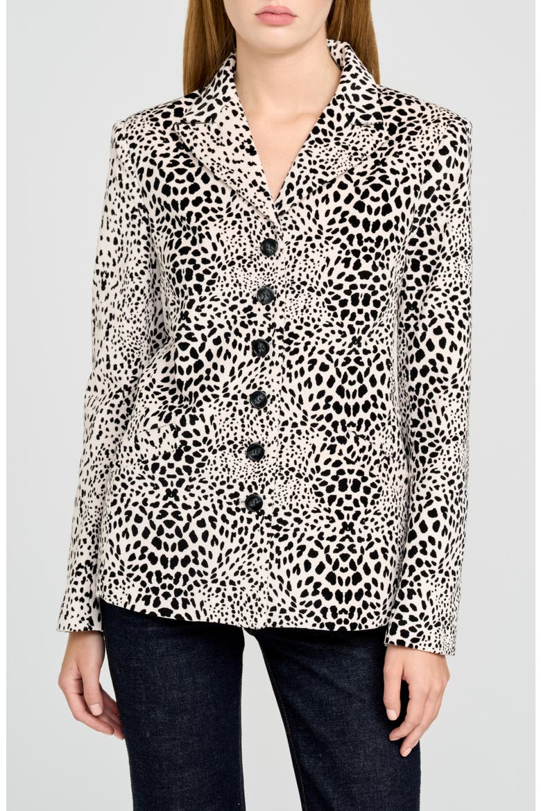 Brynn Blazer, Alternate, color, IVORY DALMATION