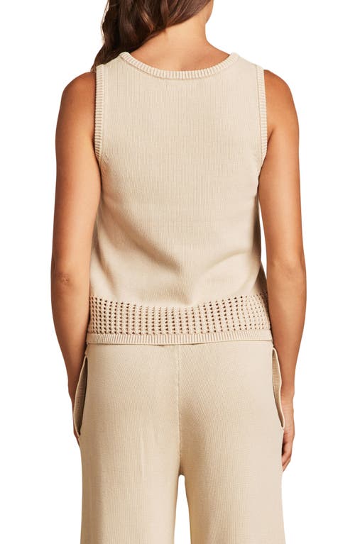 BAREFOOT DREAMS BAREFOOT DREAMS SUN BLEACHED MESH TANK