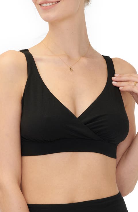 Crossover Pima Cotton Blend Nursing Bra