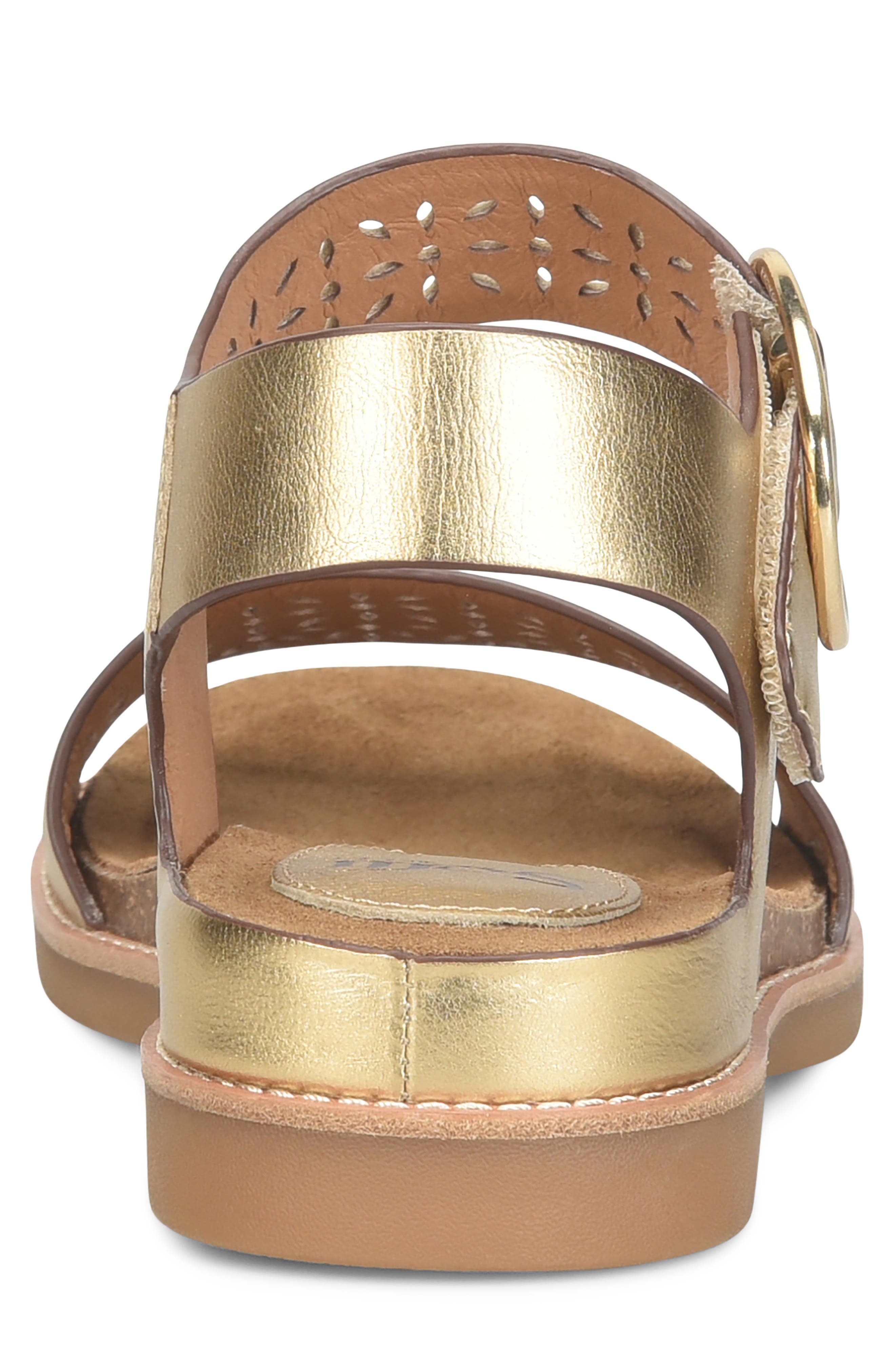 Bali III Ankle Strap Wedge Sandal, Alternate, color, GOLD