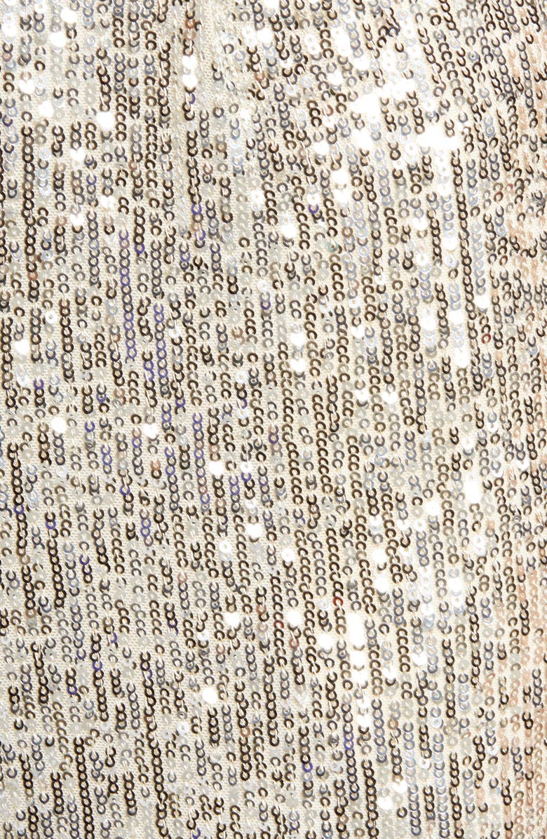 Eliza J Sequin Flutter Sleeve Jumpsuit, Alternate, color,