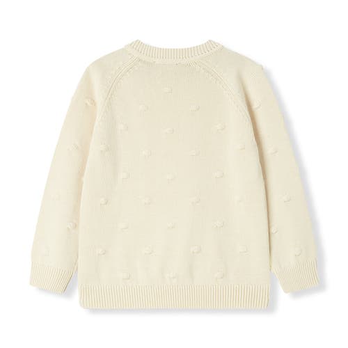 Milkbarn Knit Popcorn Sweater In Neutral