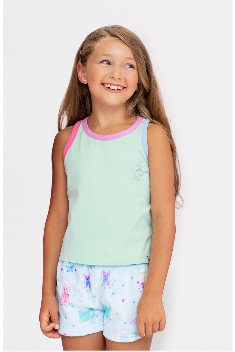 Rhinestone Star Tank Top, Alternate, color, Mint