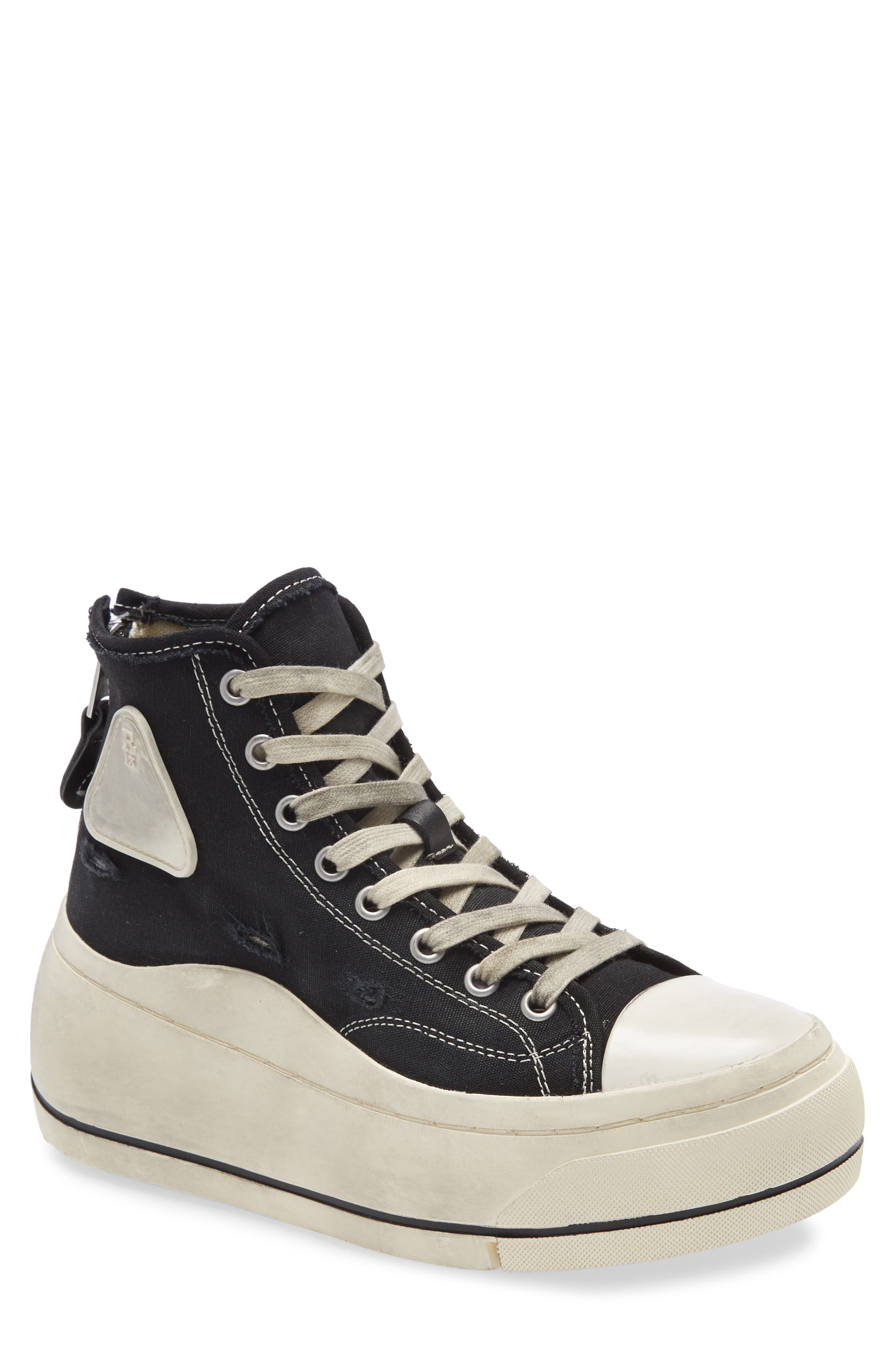 【R13】HIGH TOP SNEAKER サイズ9 26cm MEN'S KURT HIGH TOP SNEAKER - ECRU - ECRU – R13