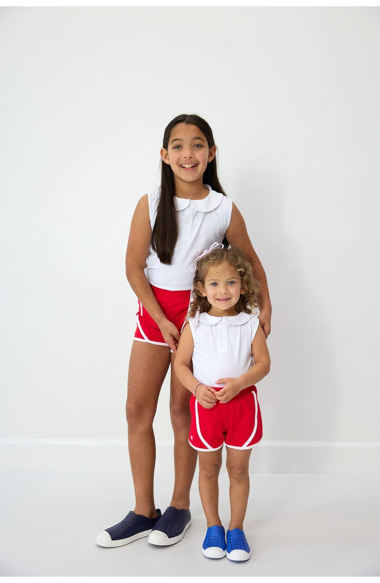 Courtside Kids Girly Girls Tank Top, Alternate, color, White