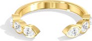 Everlee Open Multi Shape Bezel Lab Diamond Band in 14K