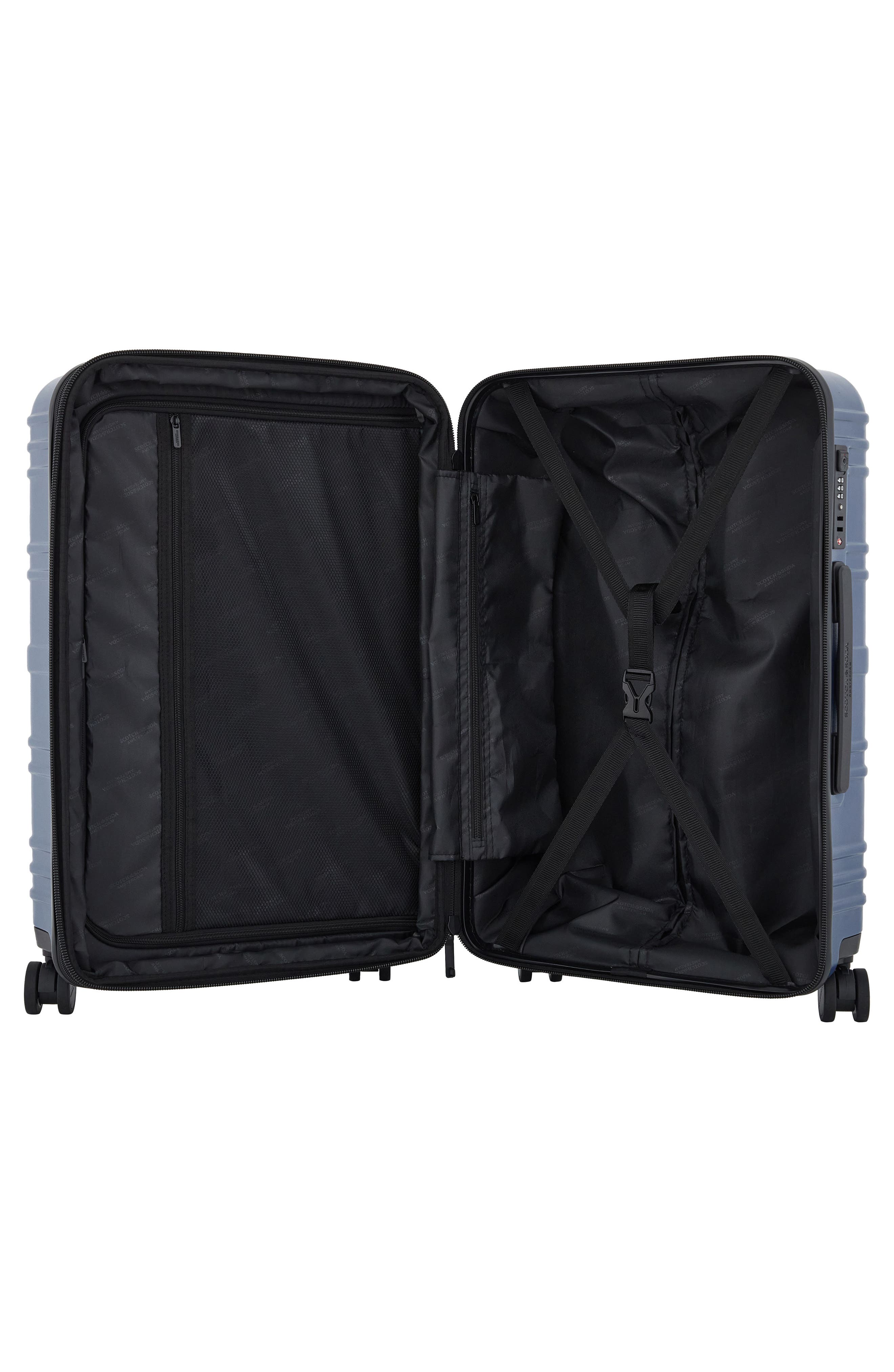 Scotch & Soda Rotterdam 3-Piece Luggage Set, Alternate, color, Ocean Blue