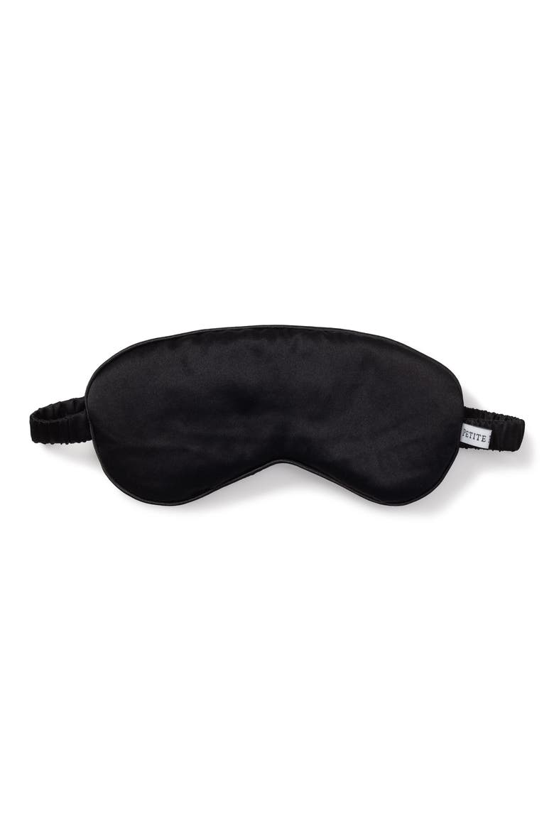 Silk Sleep Mask, Main, color, BLACK