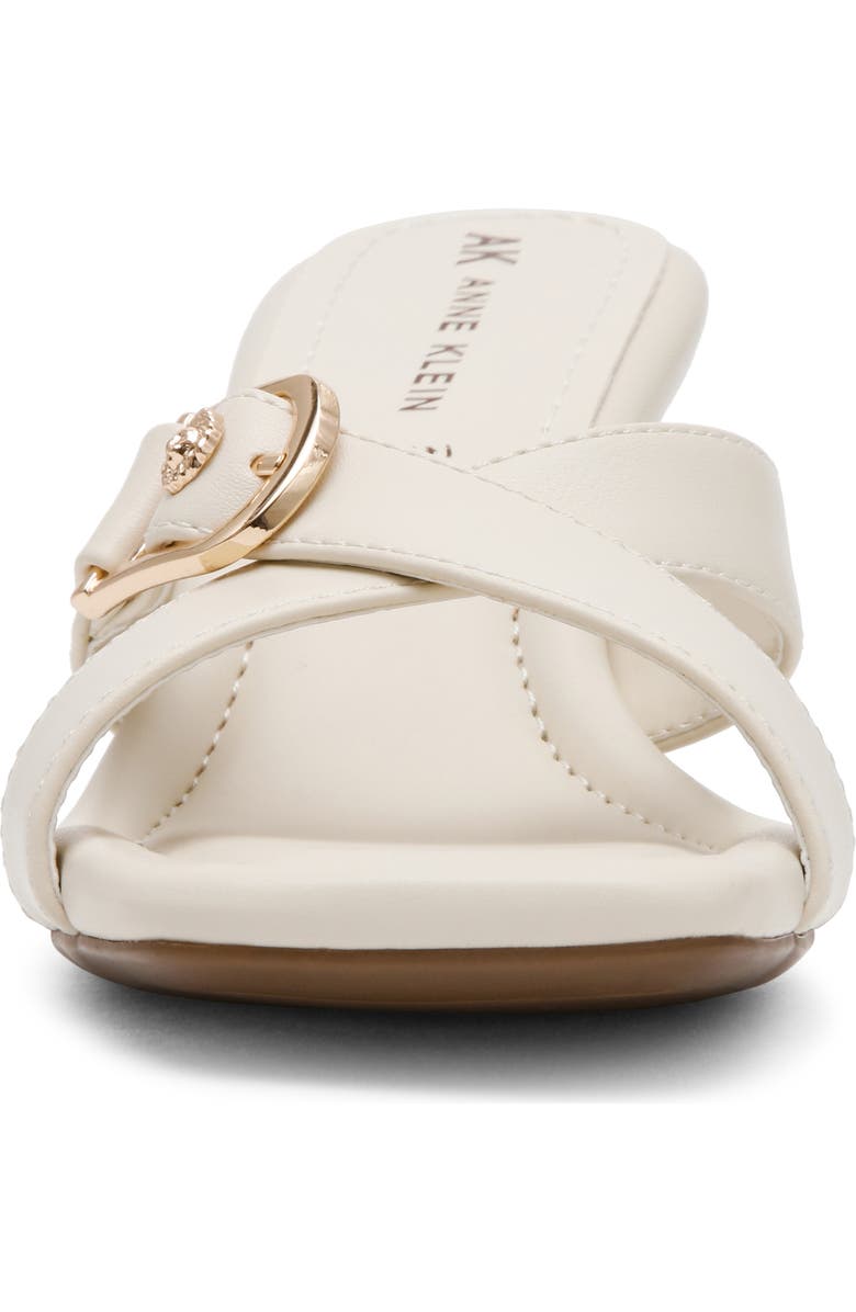 Anne Klein Jassie Slide Sandal, Alternate, color, Bone