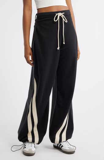 PTCL French Terry & Denim Mixed Media Pants