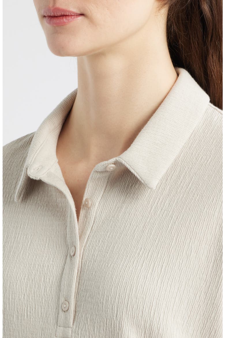 Slim Textured Henley, Alternate, color, PAPYRUS
