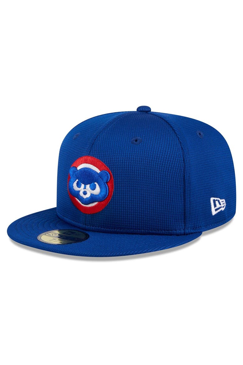 Men's New Era  Royal Chicago Cubs 2024 Batting Practice 59FIFTY Fitted Hat, Alternate, color, Royal